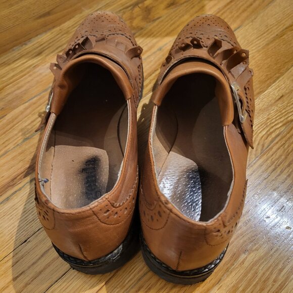 Fringe tanned shoes with buckle size 40 from Agenda brand - Picture 4 of 5